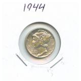 1944 Mercury Silver Dime