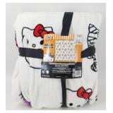 NWT "Hello Kitty" Plush Blanket: Full/Queen -