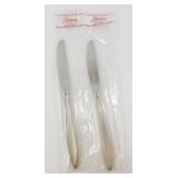2x New Sealed Gorham Sterling Butter Knives