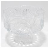 * Vintage Crystal Pedestal Compote