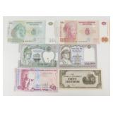Set of Foreign Currency