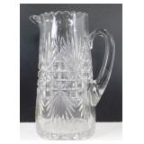 * Clear Pressed Glass Pitcher - Very Nice
