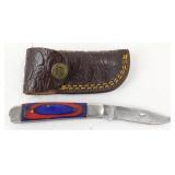 New Damascus Steel Folding Pocket Knife with