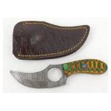 New Damascus Steel Texas Skinner Knife with