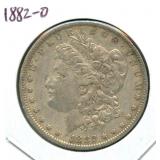 1882-O Morgan Silver Dollar