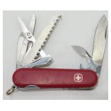 Vintage Red Handle Swiss Army Knife