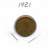 1921 Lincoln Cent