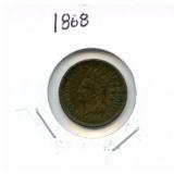 1868 Indian Head Cent
