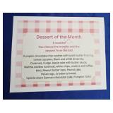 Dessert of the Month