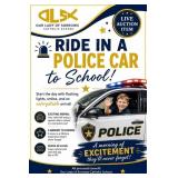 Ride in a Police Car to School