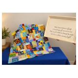 Boy Baby Quilt and Wall Hanging