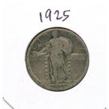 1925 Standing Liberty Silver Quarter