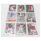 9 Bryce Harper Baseball Cards & 9 David Ortiz