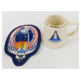 * Kennedy Space Center Space Shuttle Glass and