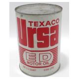Texaco Ursa Oil Can Tin