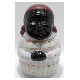* Black Americana Ceramic Cookie Jar