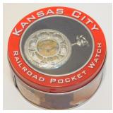 Kansas City Railroad Pocket Watch