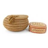 Vintage Coiled Basket 1940