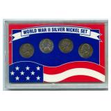 World War II Silver Nickel Set