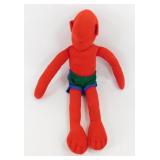 Rare 1976 Vegimals Plush Red Man - Freemountain