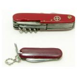 2 Swiss Multi-Tool Knives