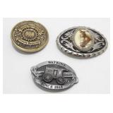3 Belt Buckles