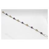 Sterling Bracelet w/ Stones