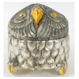 Metal Owl Music Box