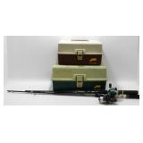 ** 2 Fishing Rods with Reels plus a Tackle Box