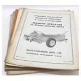 6 Old Allis-Chalmers Manuals