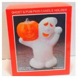 Ghost & Pumpkin Candle Holder