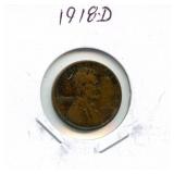 1918-D Lincoln Wheat Cent