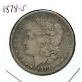 1878-S Morgan Silver Dollar