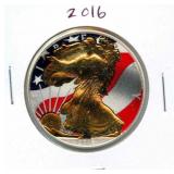 2016 U.S. American Silver Eagle $1 - 1 oz Fine