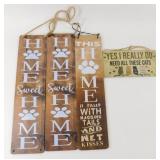Wooden Signs - Pet Themed