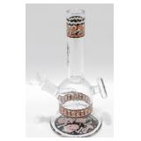 * Hipster Glass Skulls & Mushrooms 9ï¿½ Water Pipe