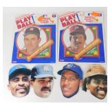 Vintage 1989 Play Ball! MLB Superstar Plaques &