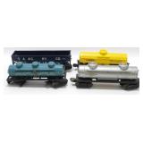 Lot of 4 Lionel Freight Train Cars - T.A. & G.