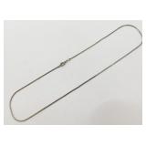 Vintage Sterling Silver Chain - Italy, 18"