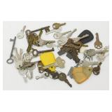 Vintage Keys, Skeleton, Military Can Opener