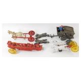 Cast Iron Toy Parts - Horses, Etc.