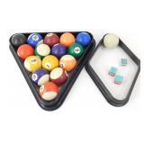 Vintage Pool Balls and Racks