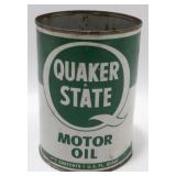 Quaker State Motor Oil Can Tin