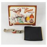 Blatz Black Money Clip, Blatz Table Tent & Blatz