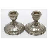 Weighted Sterling Candlesticks