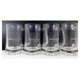 * Special Export Light Beer Mug Set of 4 Glasses