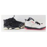 2 pairs of Size 6.5 Youth Jordans