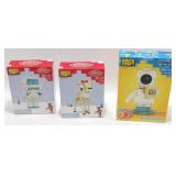 3 BrickCraft Sets - Rudolph, Bumble the Snow
