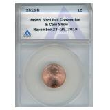 RARE 2018-D Lincoln Cent MSNS 63rd Fall