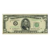 1950-A $5 Dallas Texas Federal Reserve Note